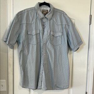 Gray Checkered Men's Shirt